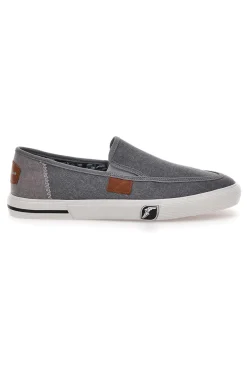 Sneakers Grigie Slip-On In Tela Goodyear 41037