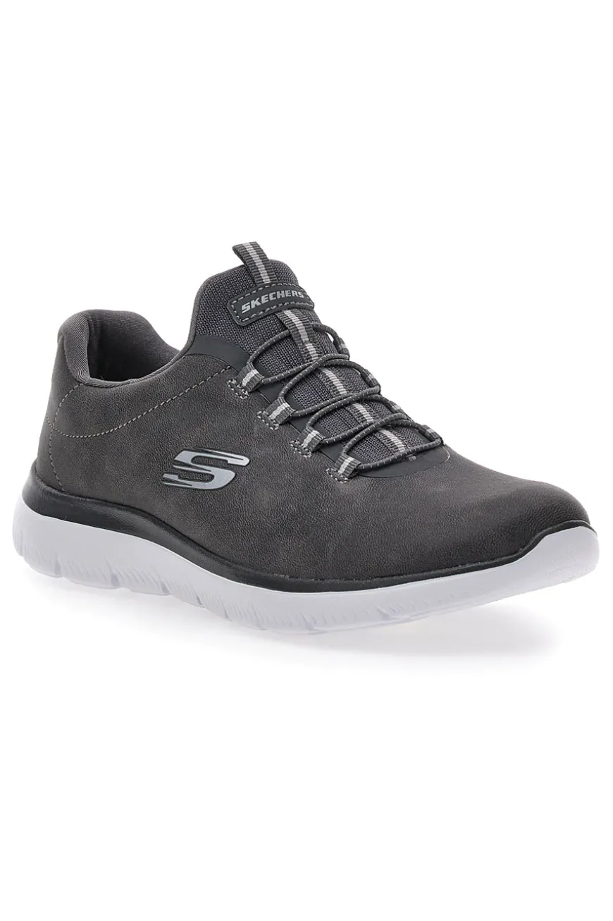 Sneakers Grigie Slip-on Skechers Summits-Itz Bazik