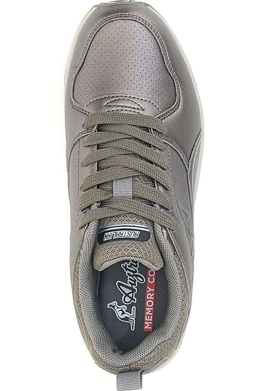 Sneakers grigio metallizzato con memory comfort Australian AU32W111 AIR PLUS