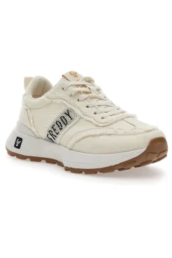 Sneakers in Denim Panna Freddy 7604