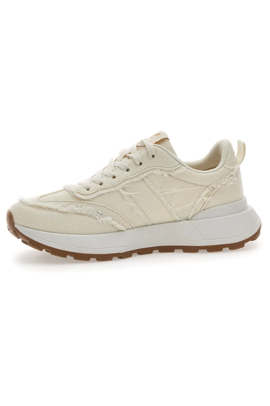 Sneakers in Denim Panna Freddy 7604