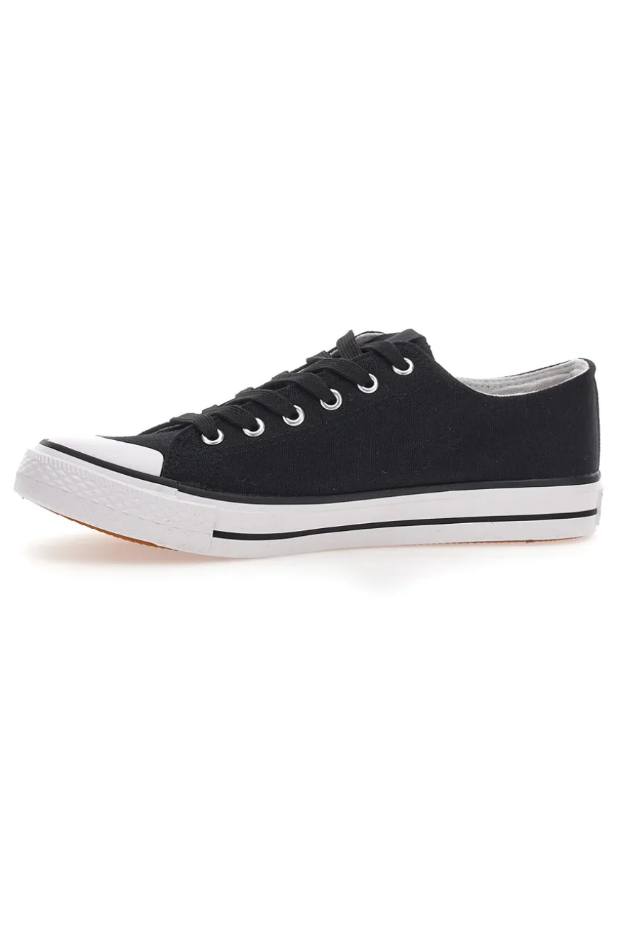 Sneakers in tela Everlast 2302130 Nere