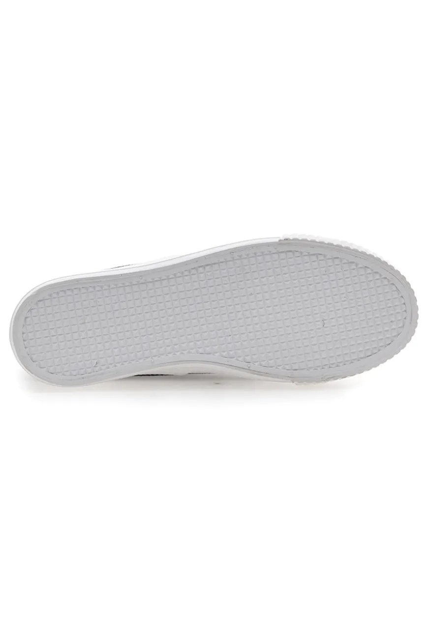 Sneakers in Tela Nere con Lacci Me & Me 1878