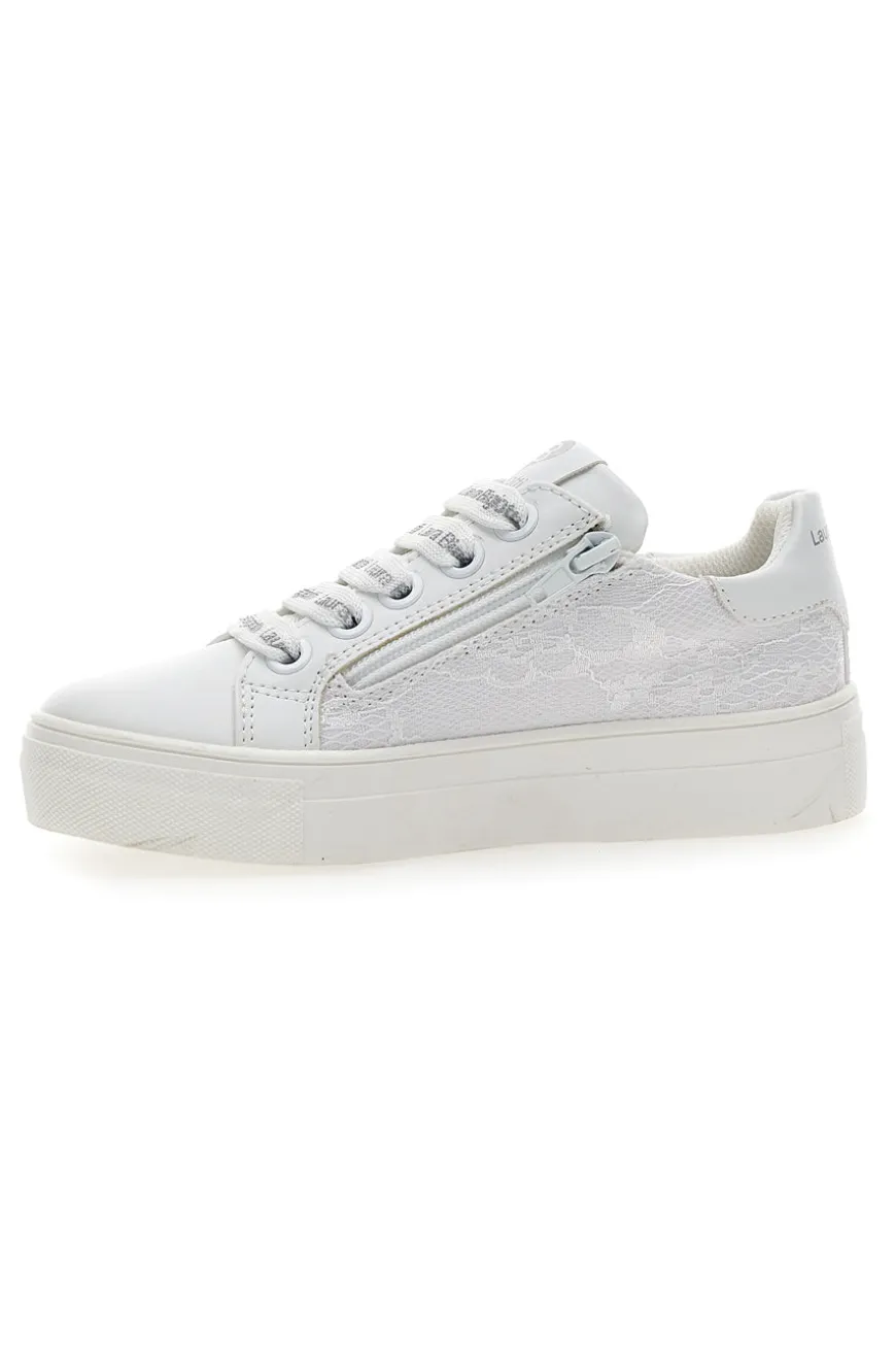 Sneakers Laura Biagiotti 8321 Bianche Argento