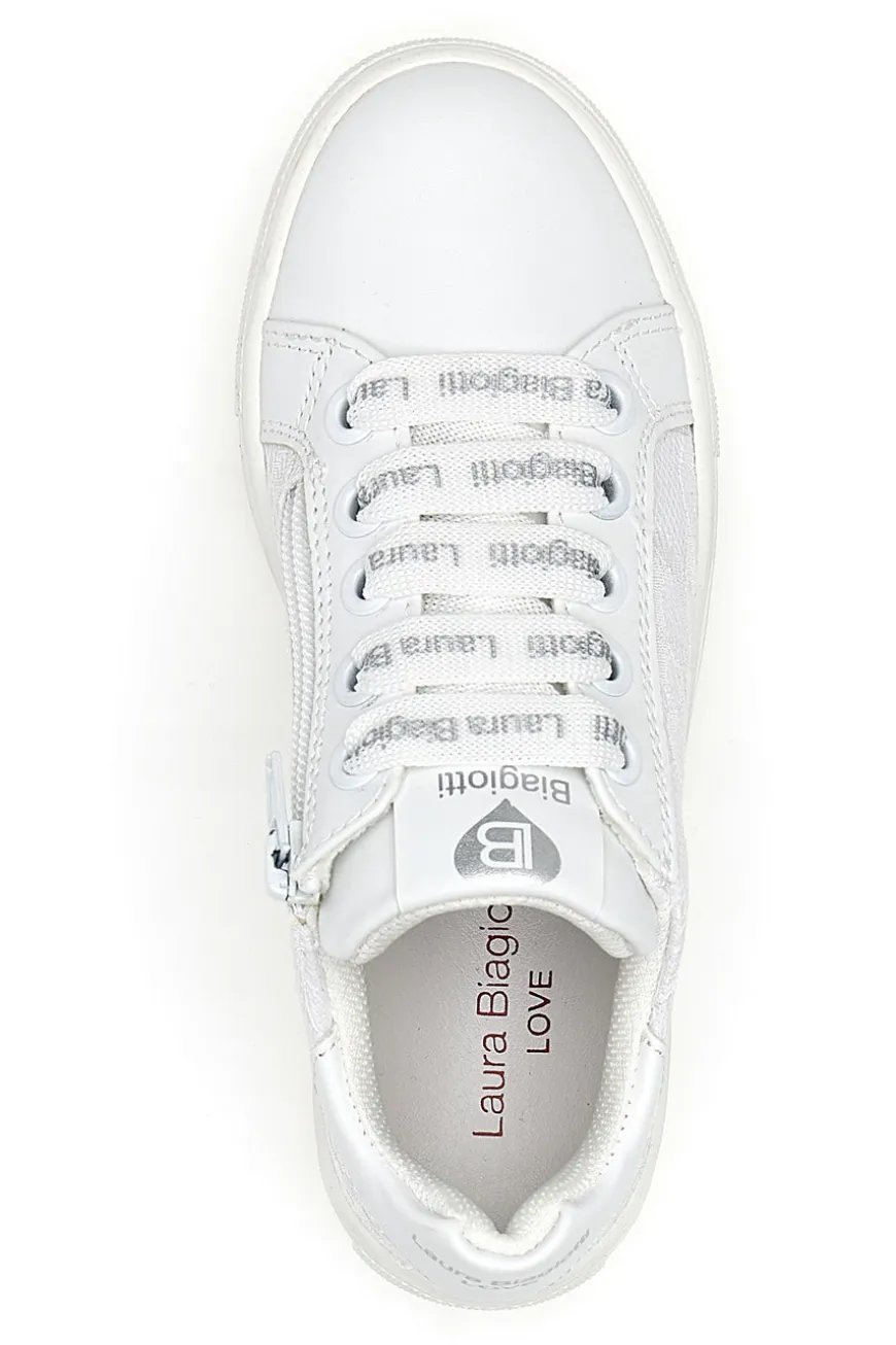 Sneakers Laura Biagiotti 8321 Bianche Argento