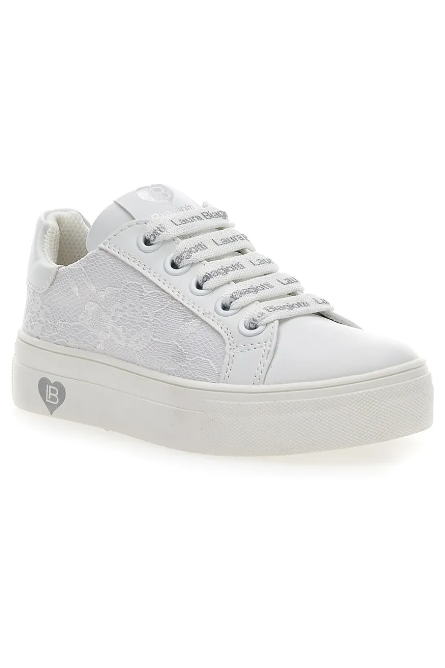 Sneakers Laura Biagiotti 8321 Bianche Argento