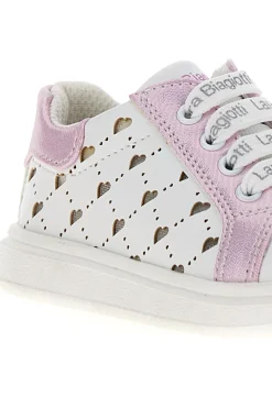 Sneakers Laura Biagiotti 8430 Bianche e Rosa