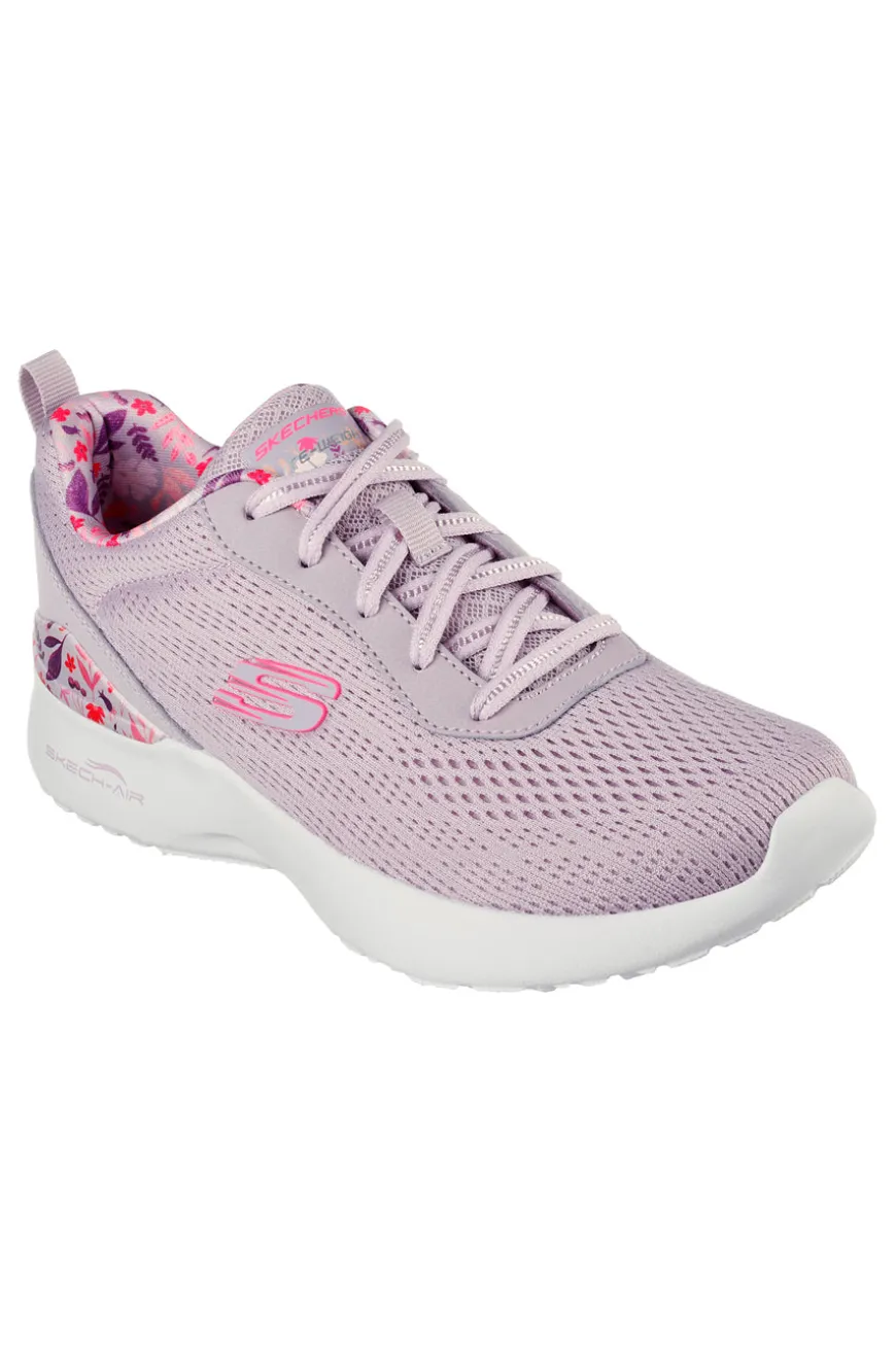 Sneakers lavanda in mesh con suola ad aria e Memory Foam Skechers Skech-Air Dynamight Laid Out