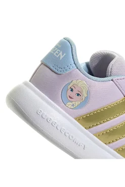 Sneakers lilla con dettagli Frozen e suola EVA Adidas Grand Court Elsa I