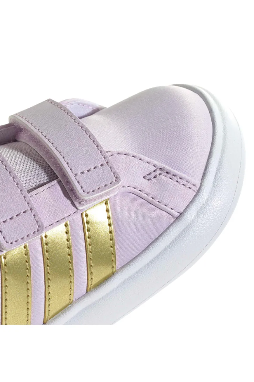 Sneakers lilla con dettagli Frozen e suola EVA Adidas Grand Court Elsa I