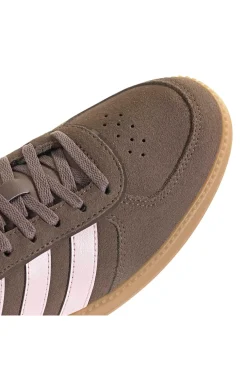 Sneakers marroni con strisce rosa e dettagli traforati Adidas Breaknet Sleek
