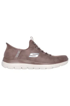 Sneakers marroni slip-on con Memory Foam Skechers SUMMITS UNKNOWN TRAIL