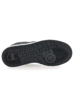 Sneakers mid bianche e nero con strappo Champion RD18 2 MID B PS