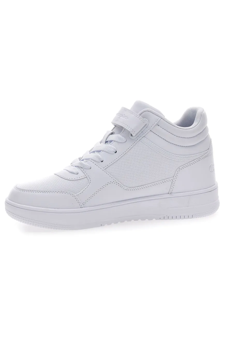 Sneakers Mid-Cut Bianche Alte con Velcro sulla Caviglia CHAMPION RD18 MID