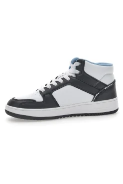 Sneakers Mid Cut Champion Rebound 2.0 Mid Bianche-Nere