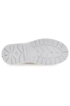Sneakers Mid Cut Cotton Belt Linen Beige