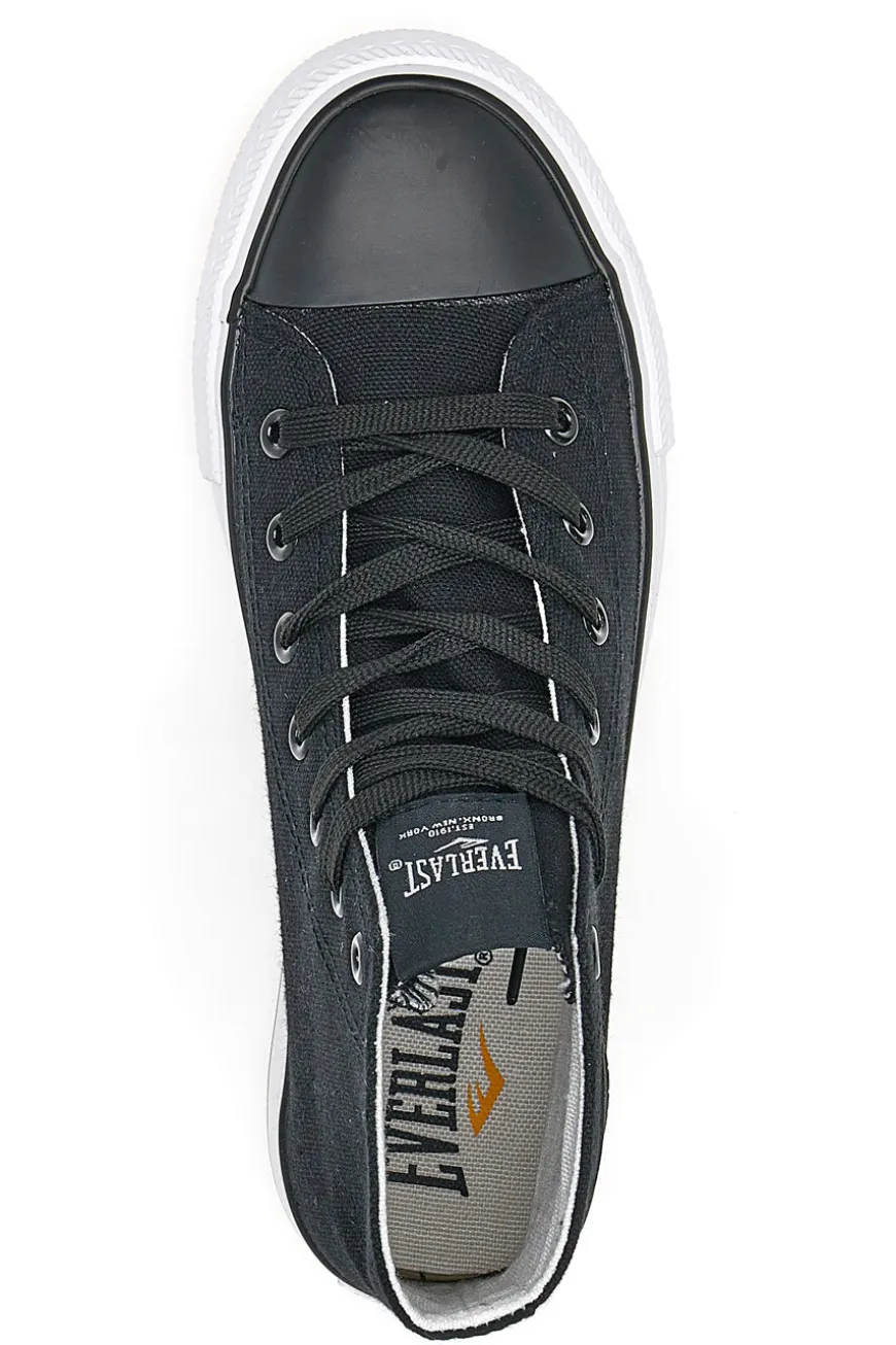 Sneakers Mid-cut Everlast 2302137H in tessuto nero
