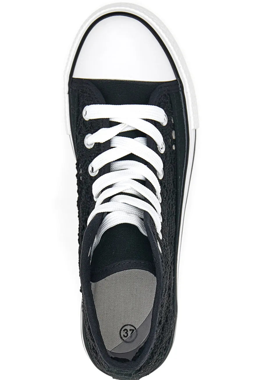 Sneakers Mid-Cut Flatform Energy 110 Nere