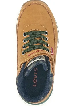 Sneakers mid-cut marroni con velcro LEVI'S ASCOT MINI