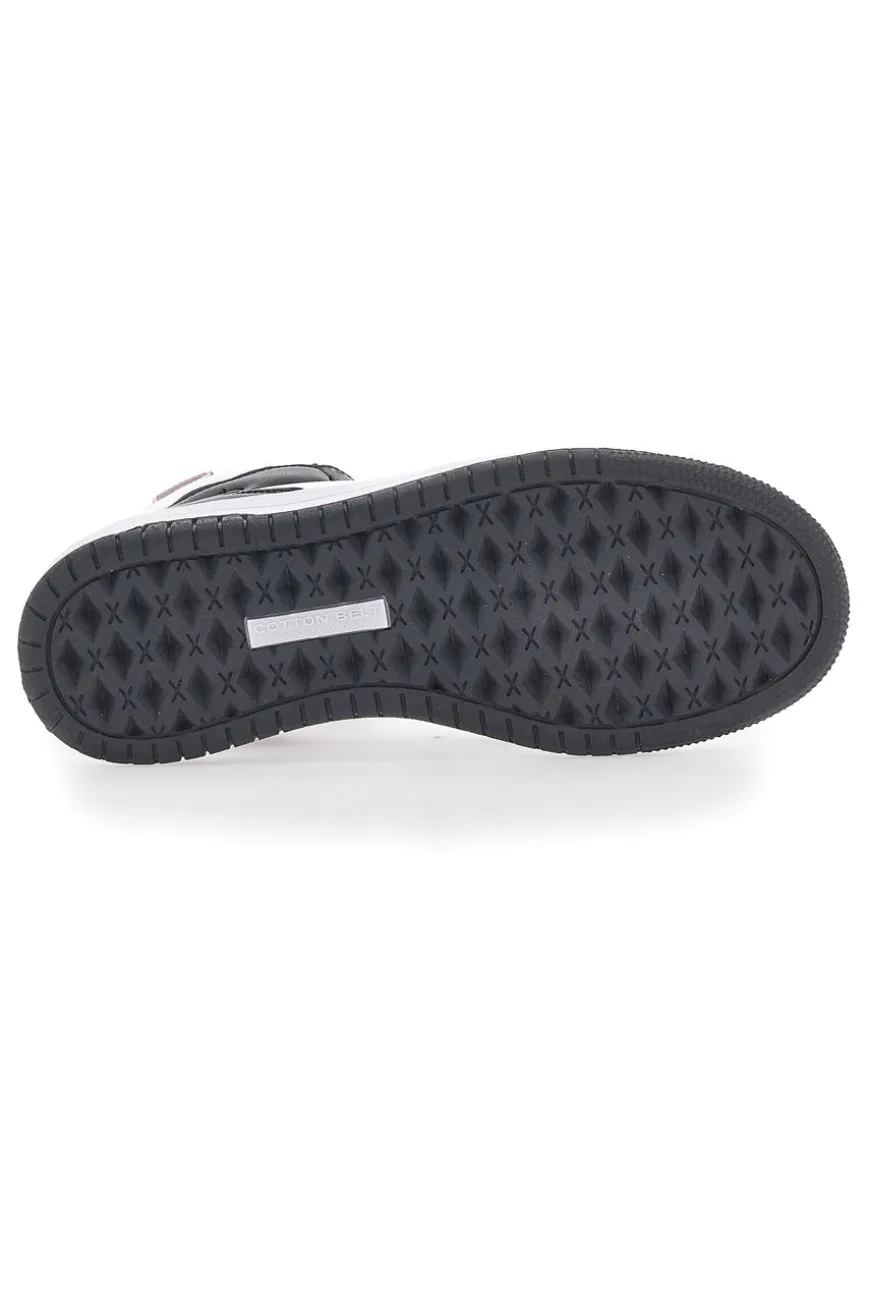 Sneakers Mid Cut Nere-Bianche Cotton Belt Scottie