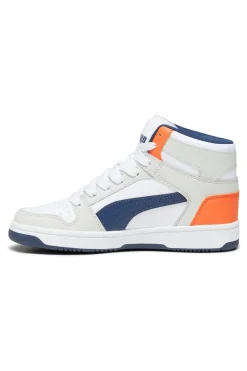 Sneakers Mid-Cut Puma Rebound Layup Sl Jr Bianche e Blu