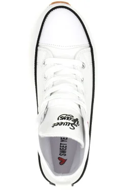 Sneakers Mid Cut Sweet Years 8291 Bianche