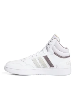 Sneakers mid-cut weiße mit Schnürsenkeln Adidas HOOPS 3.0 MID