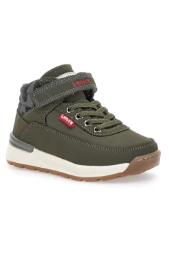 Sneakers mid verdi con dettagli camouflage Levi's Ascot Mini
