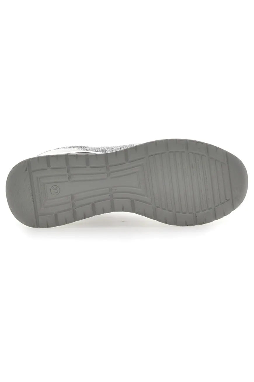 Sneakers Mio Tempo 232 Bianche e Argento