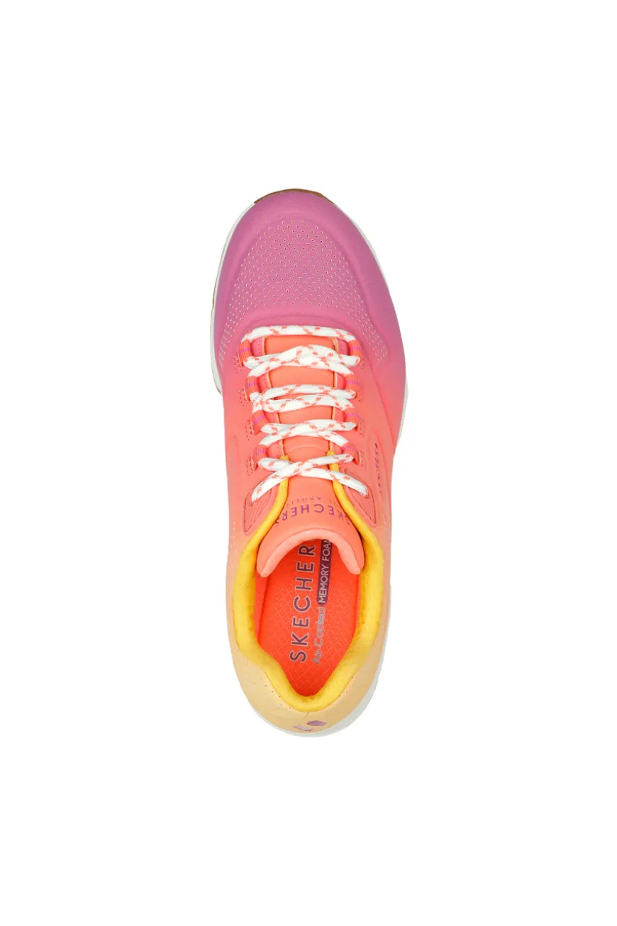 Sneakers Multicolore da Donna Skechers Uno 2-Ombre Away