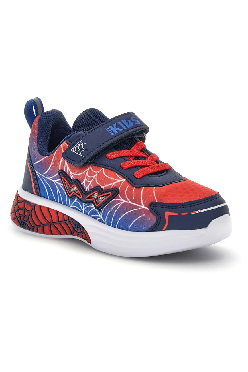 Sneakers Navy/Rosso con strappo Pitt kids 11570