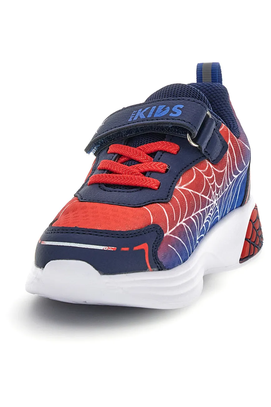 Sneakers Navy/Rosso con strappo Pitt kids 11570