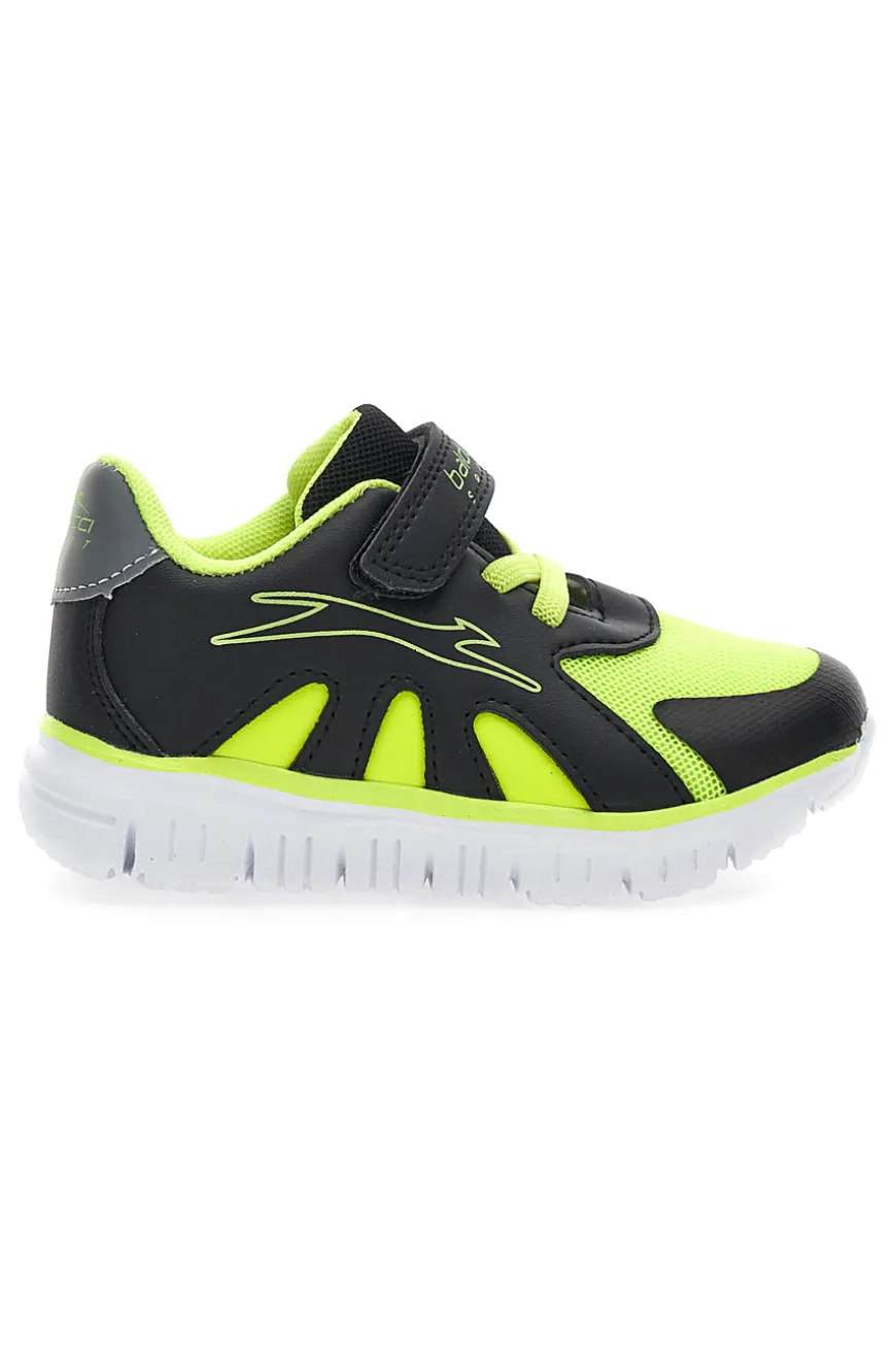 Sneakers Nera e Lime Balducci 4010