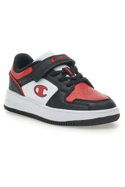 Sneakers Nere Bianche e Rosse Champion RD18 2 Low B Ps
