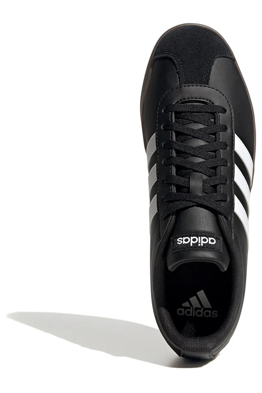 Sneakers Nere con Bande Bianche Adidas VL Court Base
