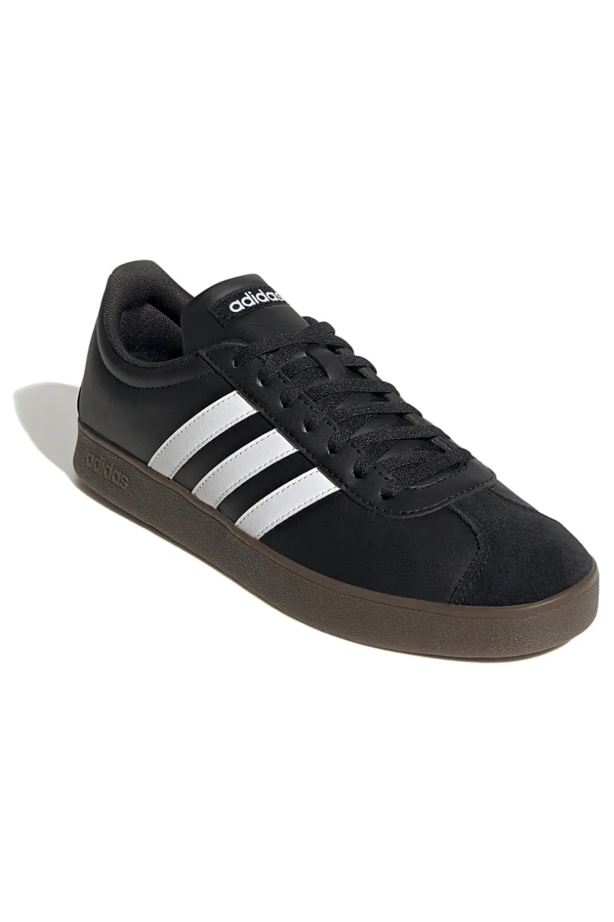 Sneakers Nere con Bande Bianche Adidas VL Court Base