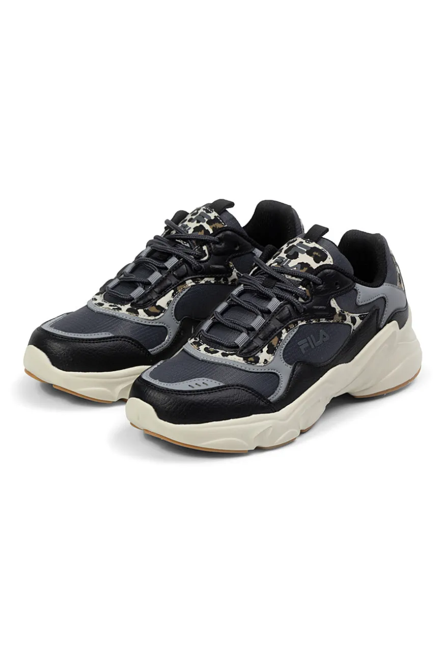 Sneakers nere con dettagli animalier e suola chunky Fila FFW0194