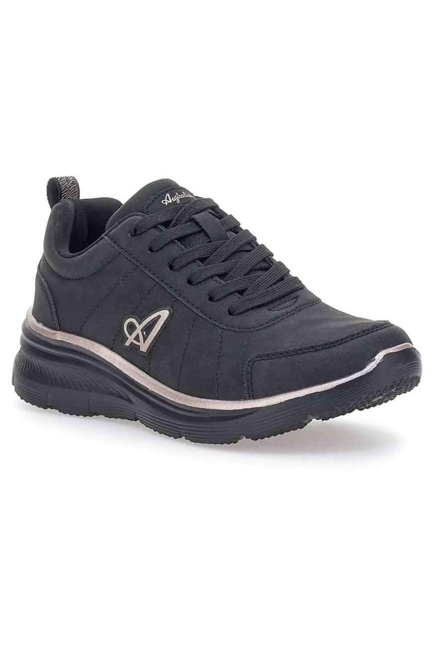 Sneakers Nere Con dettagli Oro Australian AU32W504