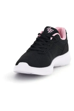 Sneakers nere con dettagli rosa in mesh 2t2l 155BK070903