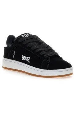 Sneakers nere con effetto velluto e profilo bianco Everlast EV087