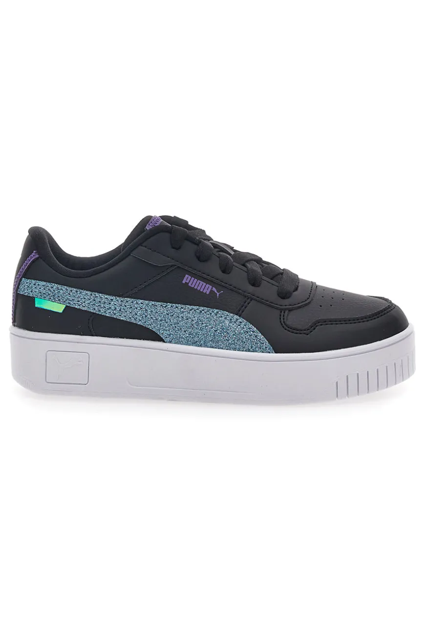 Sneakers Nere con Glitter Puma Carina Street Deep Diva PS