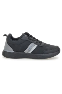 Sneakers nere con inserti grigi e suola flessibile Canguro CA1241