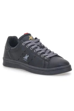 Sneakers Nere con Lacci e Logo Grigi U.S. POLO CLUB BOUGIE LTX