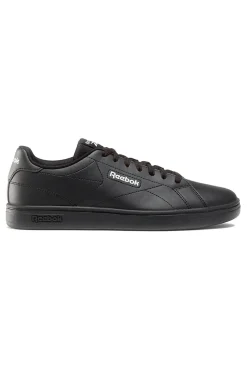 Sneakers Nere con Loghi Bianchi Reebok Court Clean