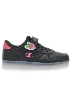 Sneakers nere con luci e dettagli rosa Champion GLW G PS