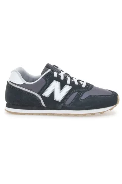 Sneakers Nere Con Pelle Scamosciata New Balance 373