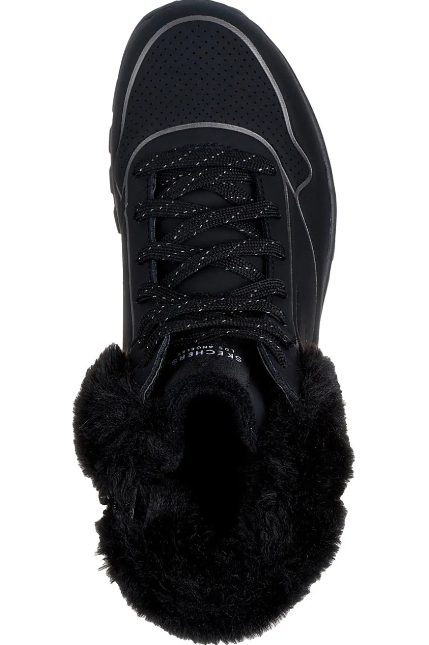 Sneakers nere con pelliccia e dettagli shimmer Skechers UNO RUGGED FALL SHIMMER