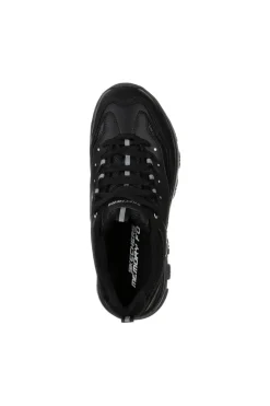 Sneakers Nere con Soletta Memory Foam Skechers Iconic