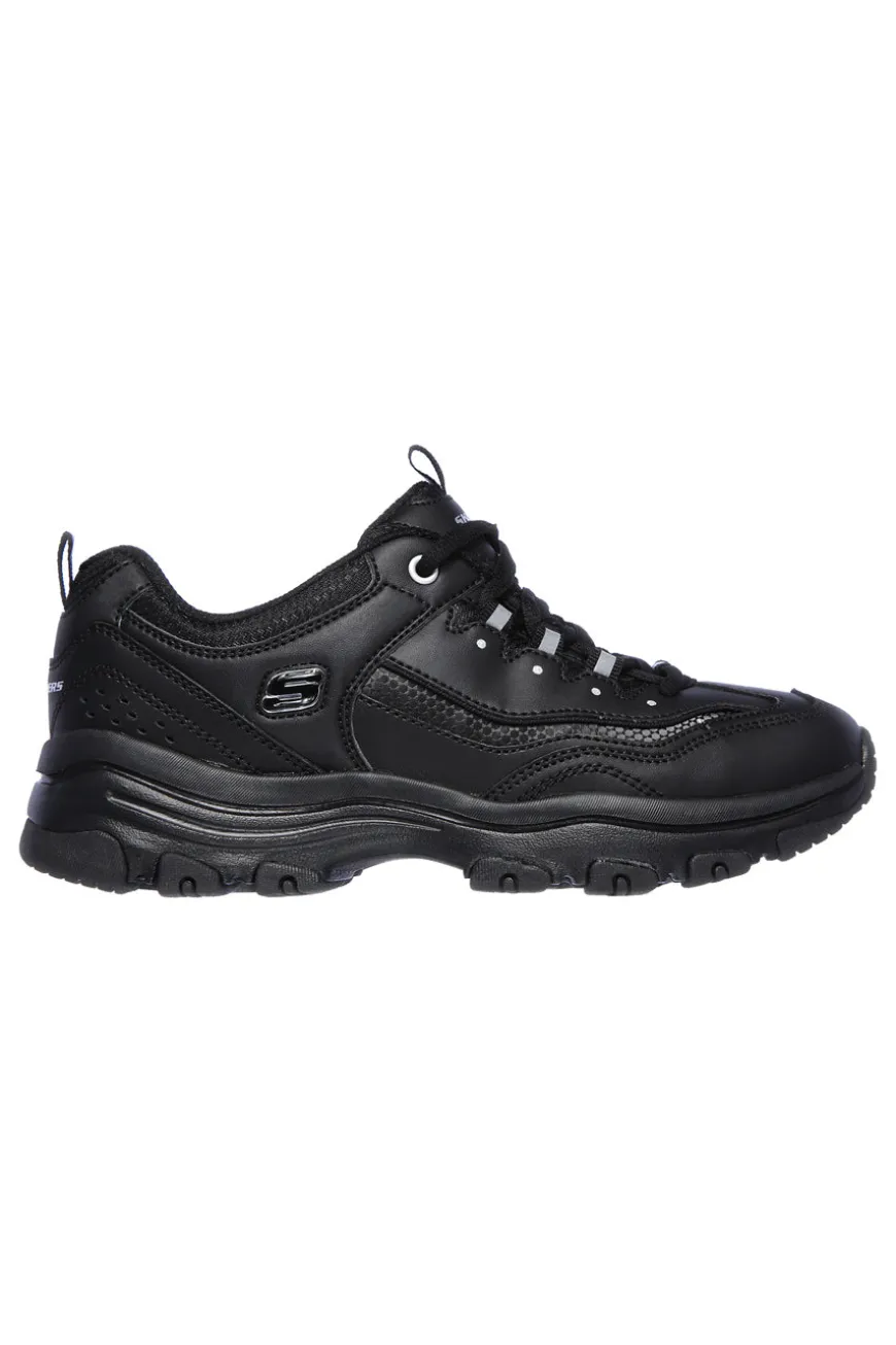 Sneakers Nere con Soletta Memory Foam Skechers Iconic