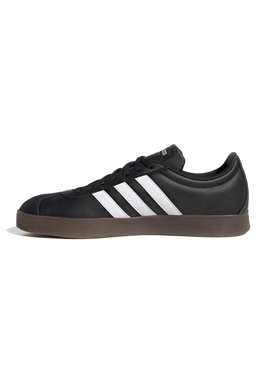 Sneakers nere con strisce bianche Adidas VL COURT BASE